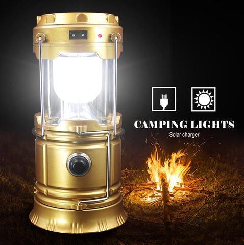 Illuminate Your Adventures with the LED Solar Camping Lantern