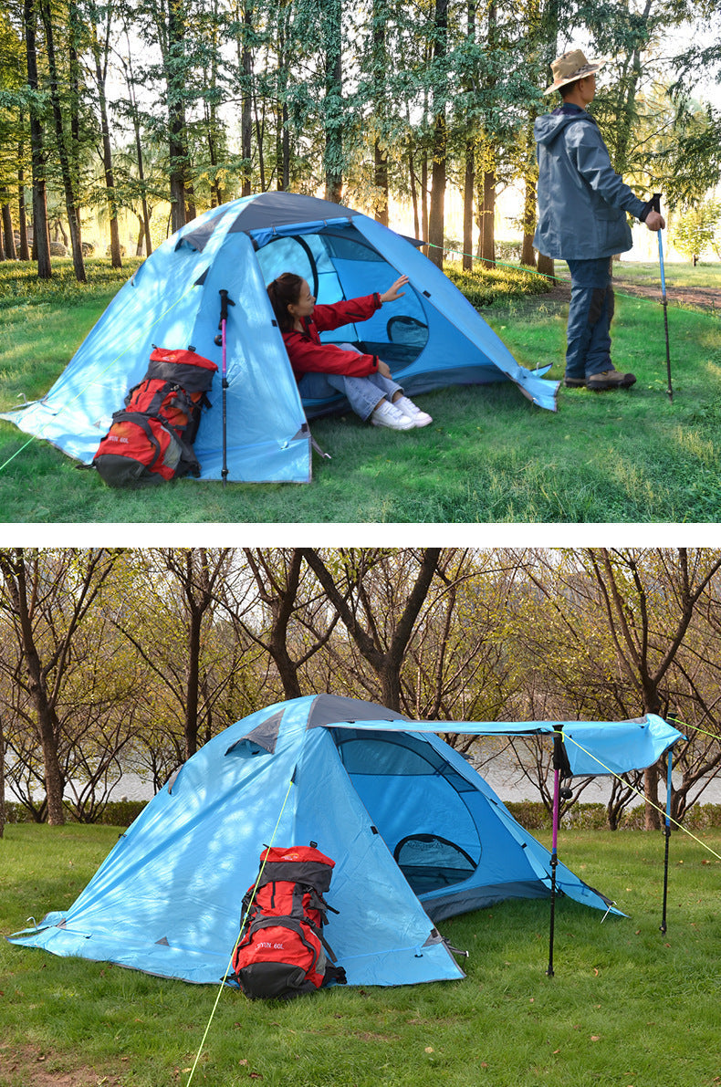 The Ultimate Outdoor Companion: Outdoor Camping Double Aluminum Tent