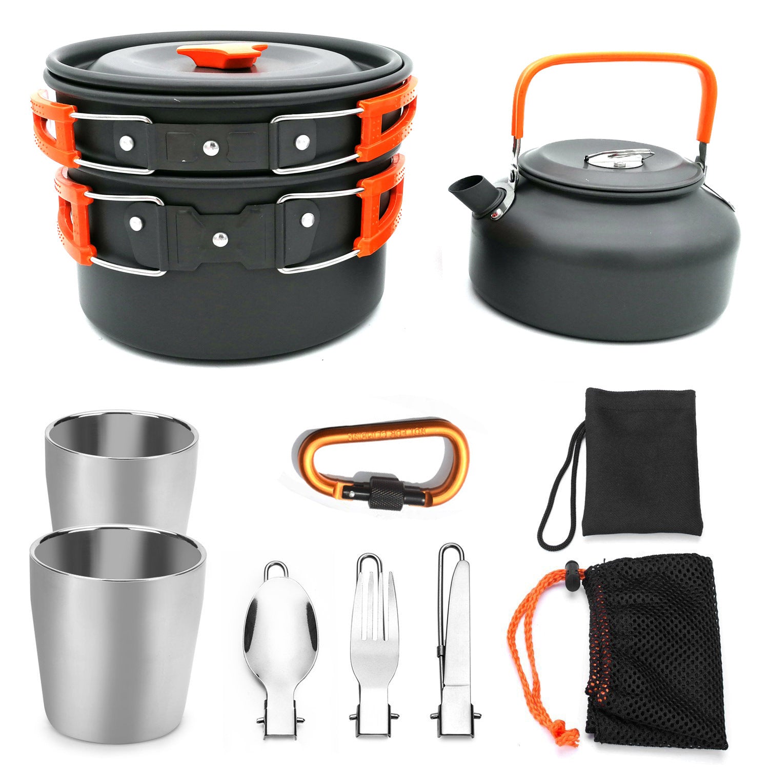 Outdoor Camping Travel Tableware Cutlery Cookware Set
