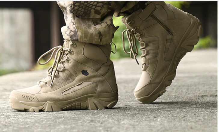 Breathable High Top Outdoor Hiking Boots
