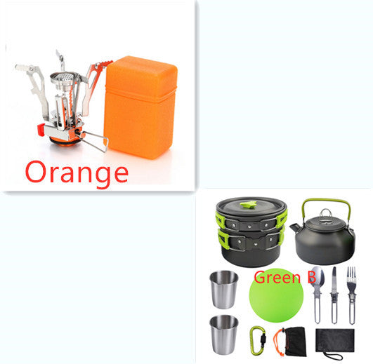 Outdoor Camping Travel Tableware Cutlery Cookware Set