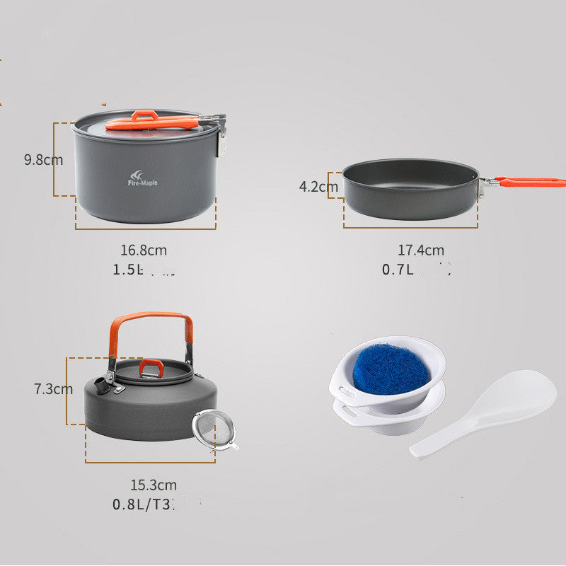 Fire Maple Feast 2-3 Portable Cookware Set
