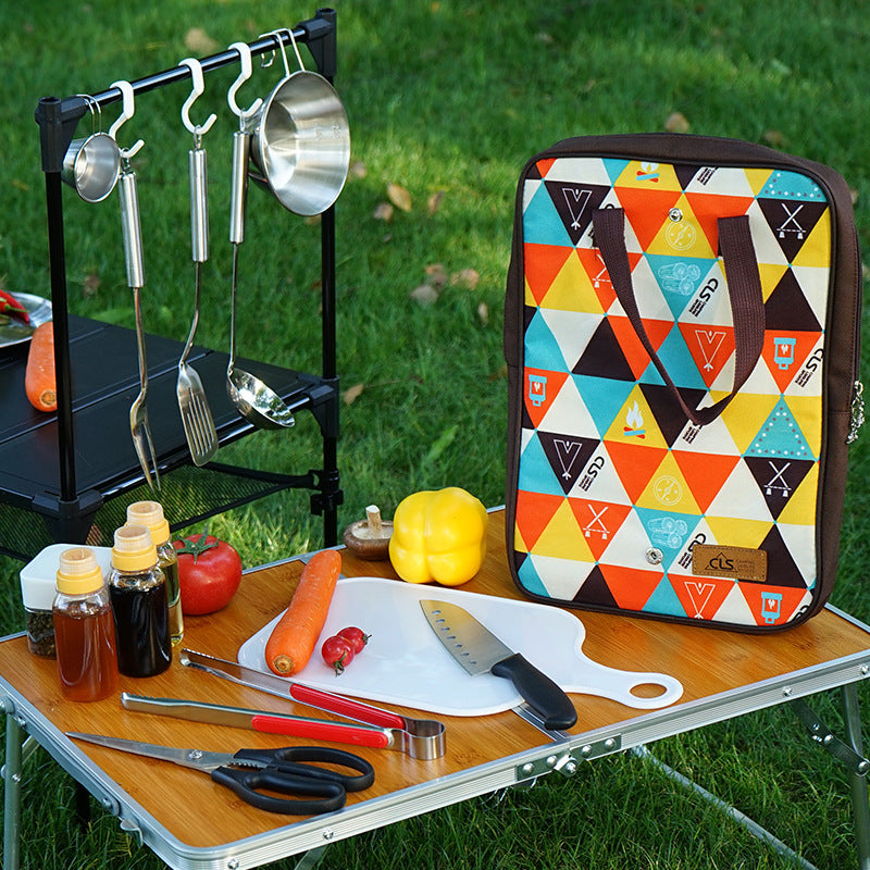 Outdoor Five-Piece Set Camping Barbecue