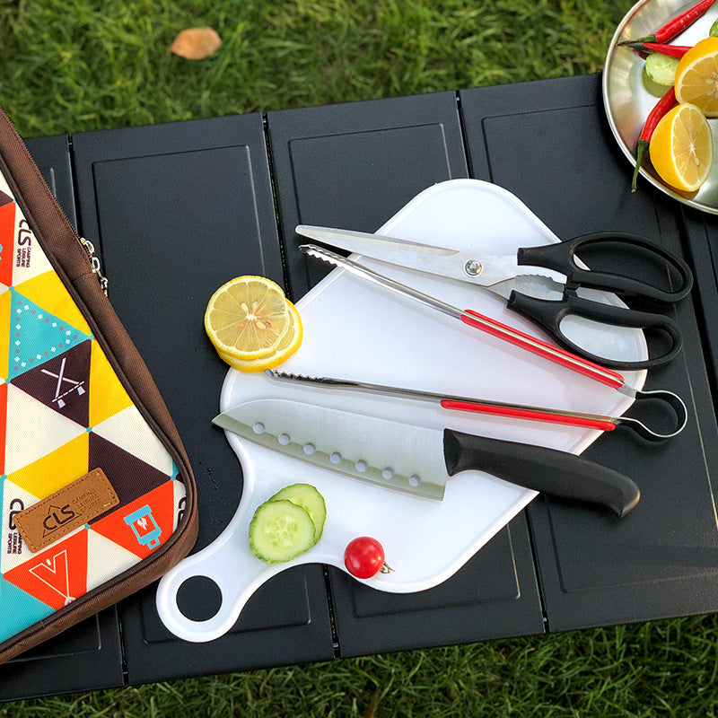 Outdoor Five-Piece Set Camping Barbecue