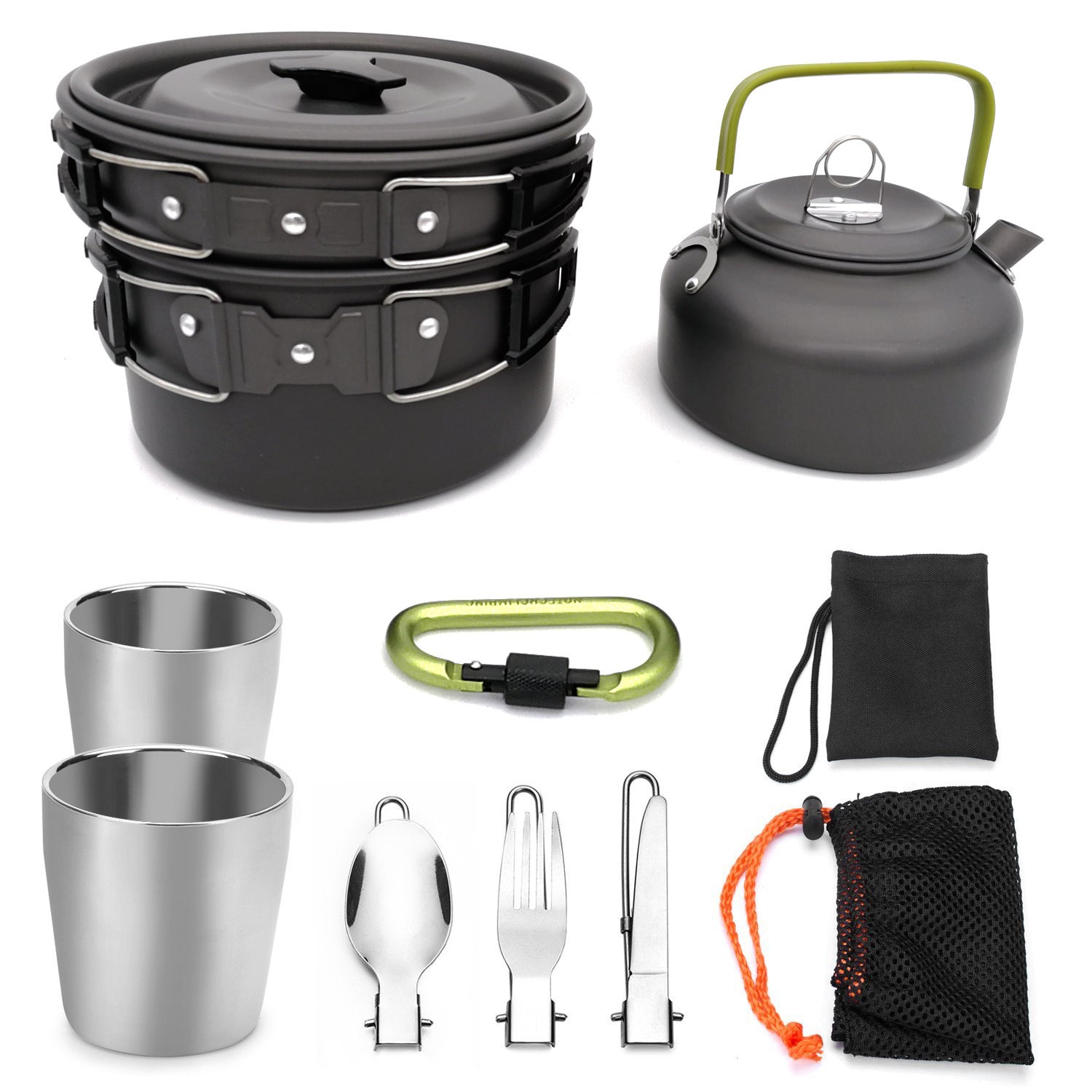 Outdoor Camping Travel Tableware Cutlery Cookware Set