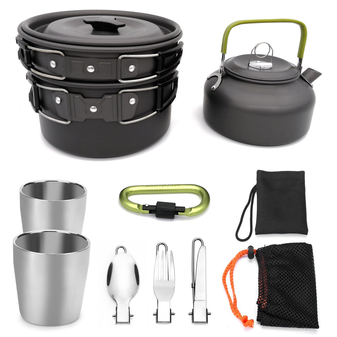 Outdoor Camping Travel Tableware Cutlery Cookware Set
