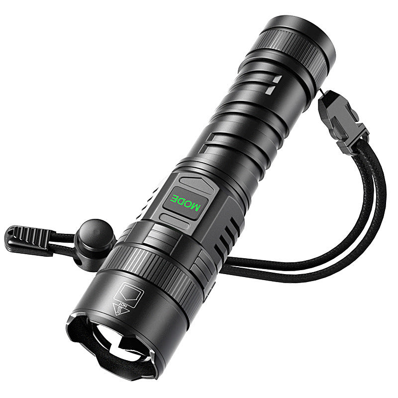 USB Charging Electric Display Camping Flashlight