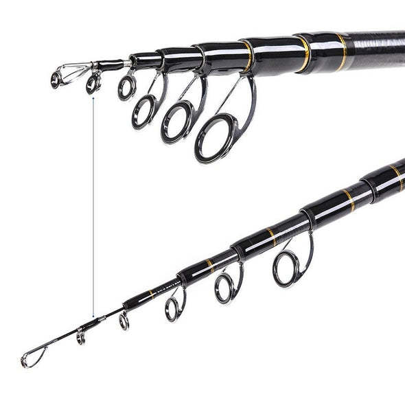 Carbon Telescopic Sea Rod Fishing Tackle