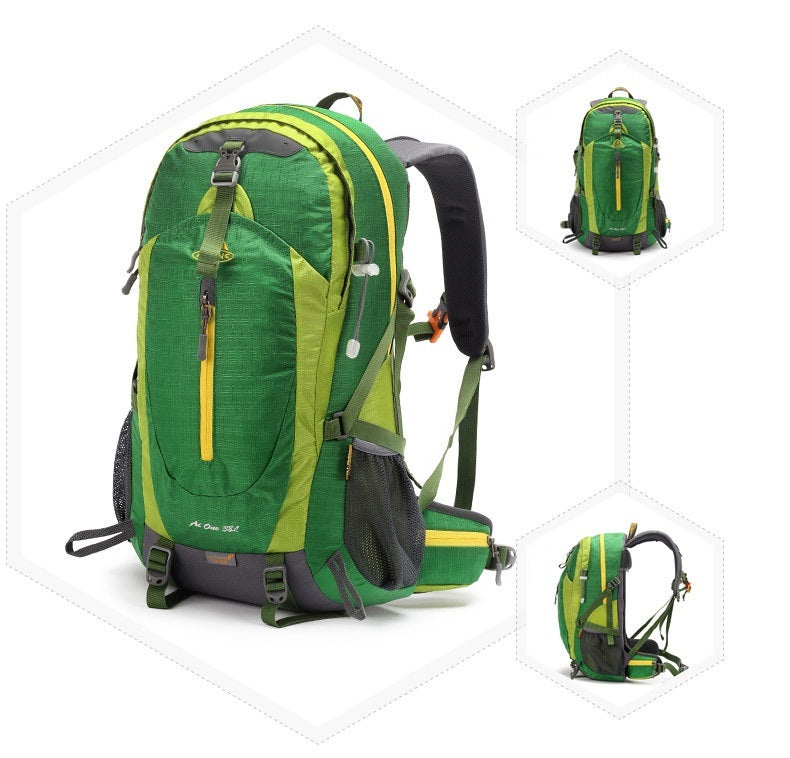 Outdoor Mountaineering Hiking Leisure Travel Nylon Backpack
