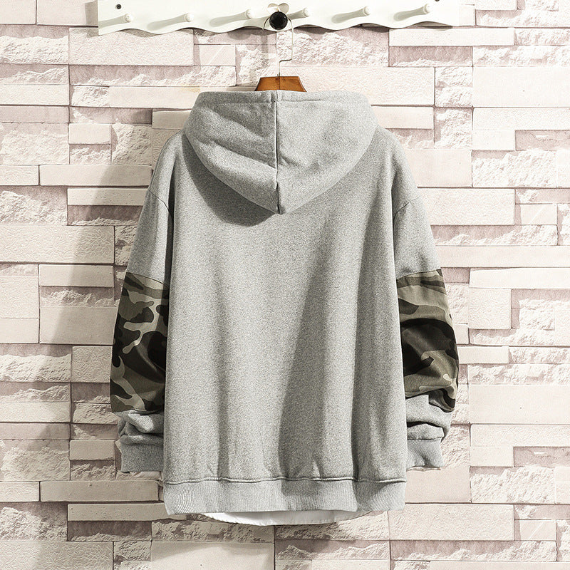 Men's camouflage hooded casual jacket