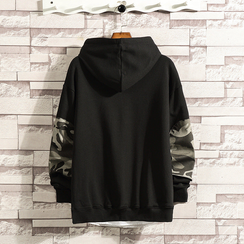 Men's camouflage hooded casual jacket