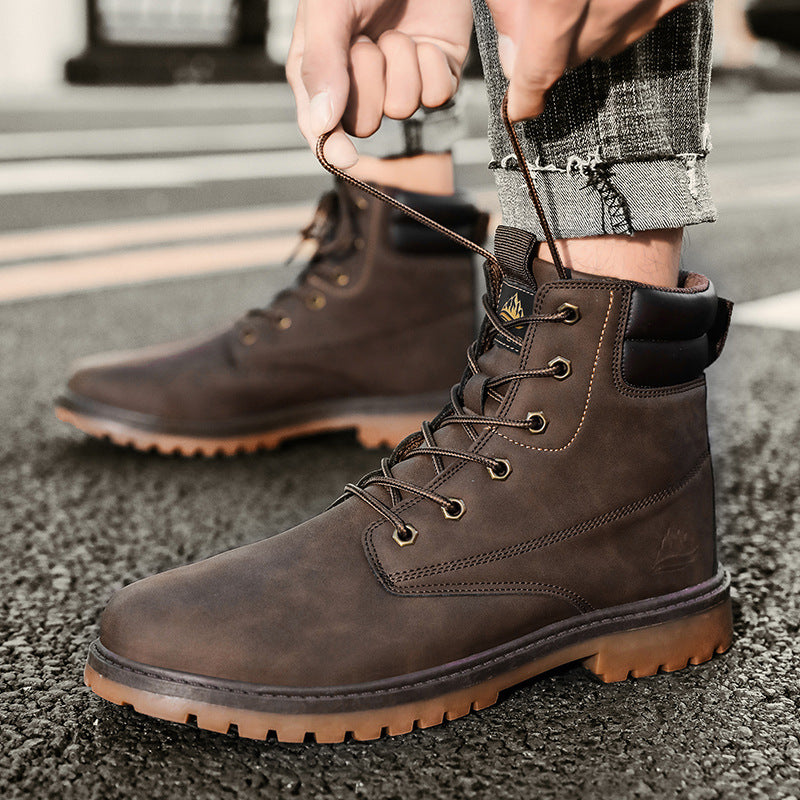 High-top Boots Outdoor Hiking Men's Shoes