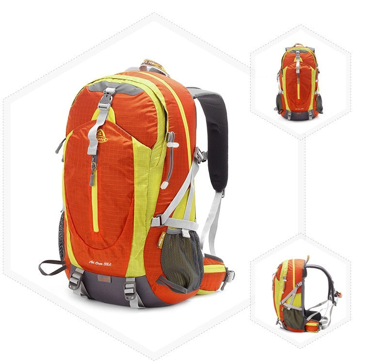 Outdoor Mountaineering Hiking Leisure Travel Nylon Backpack