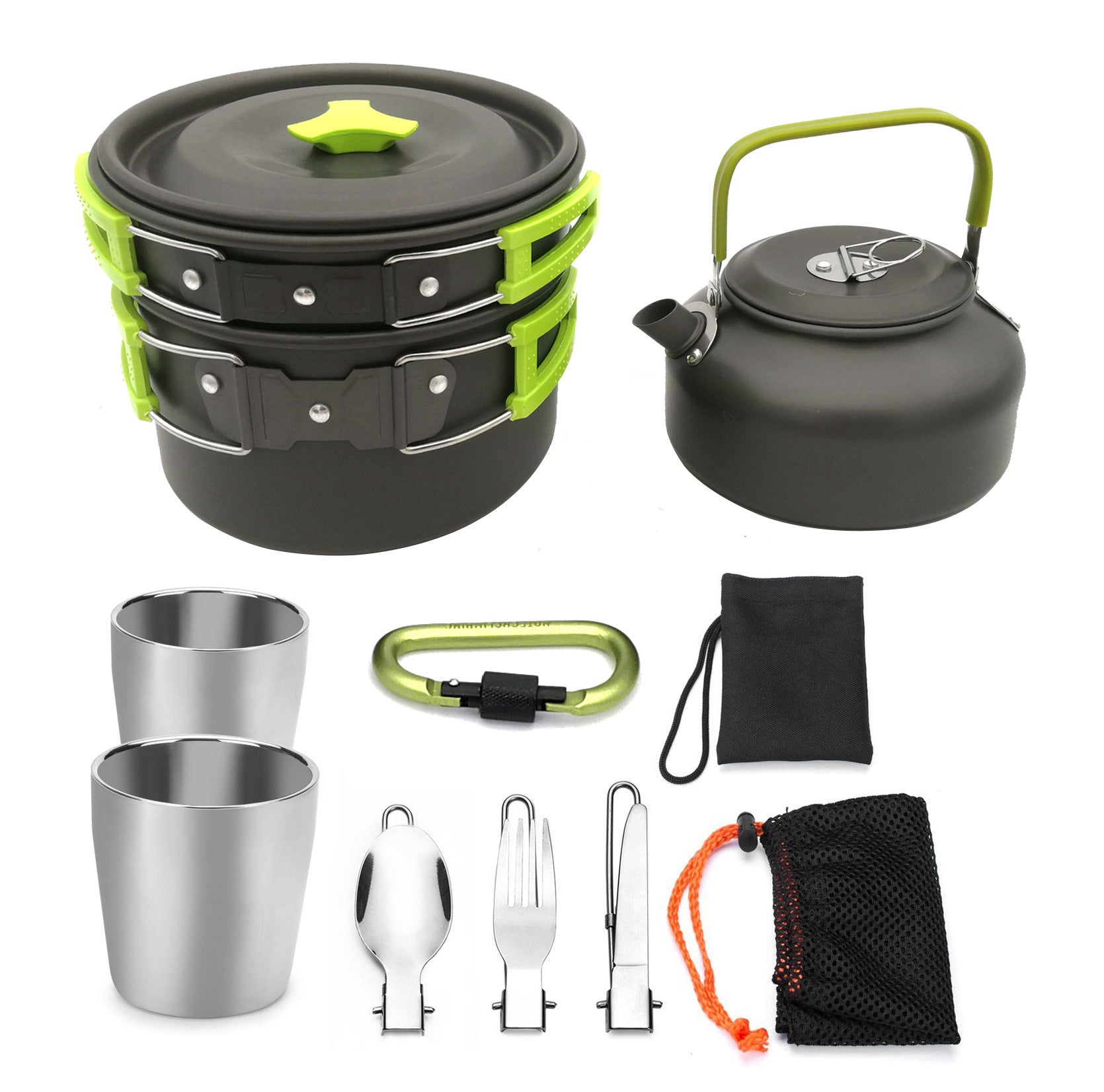 Outdoor Camping Travel Tableware Cutlery Cookware Set