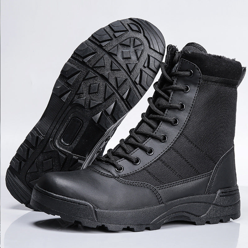 Desert land combat boots