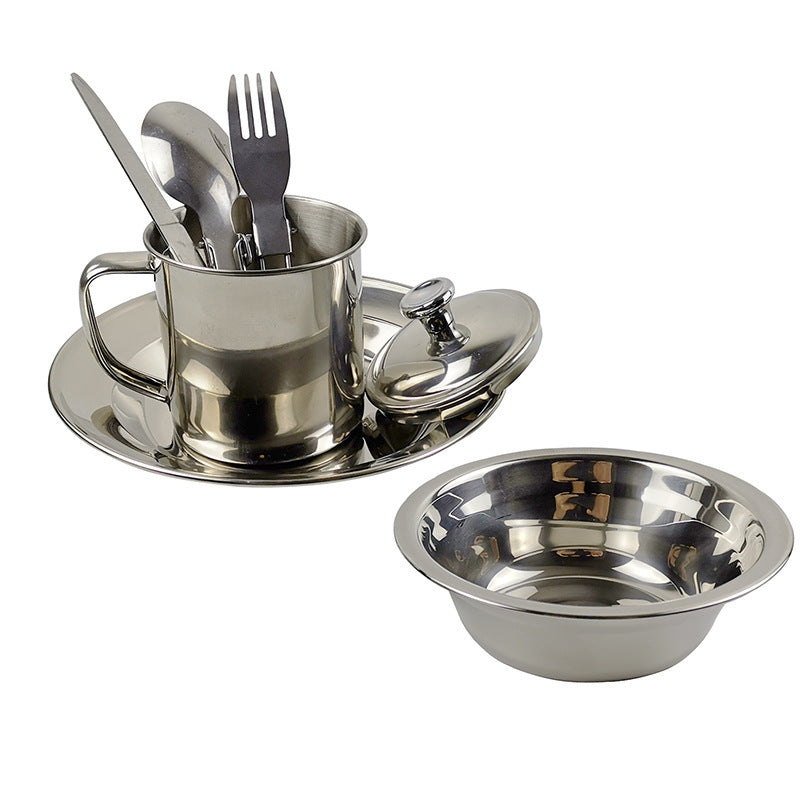 Outdoor Camping Tableware Water Cup Cookware Set