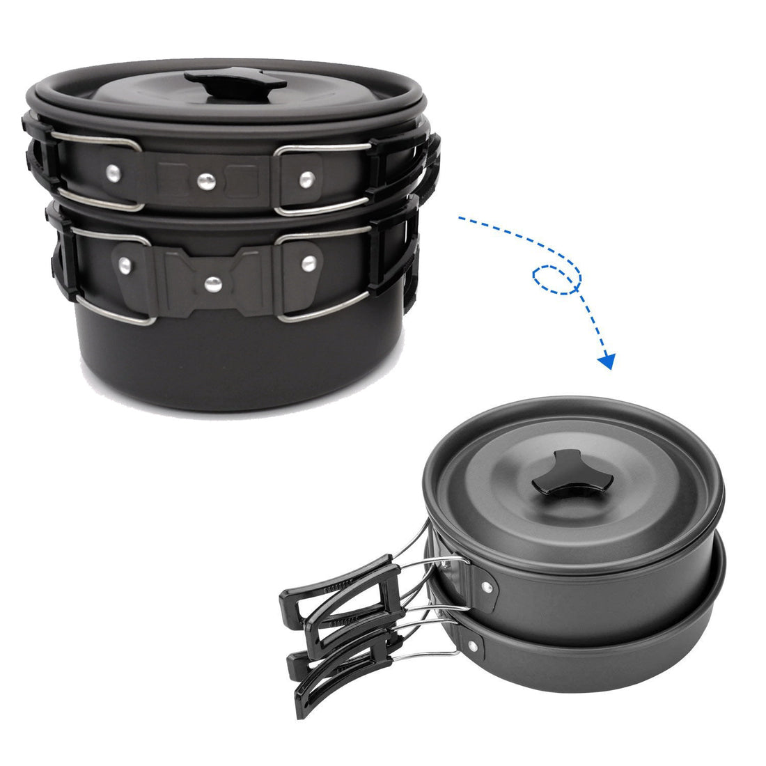 Outdoor Camping Travel Tableware Cutlery Cookware Set
