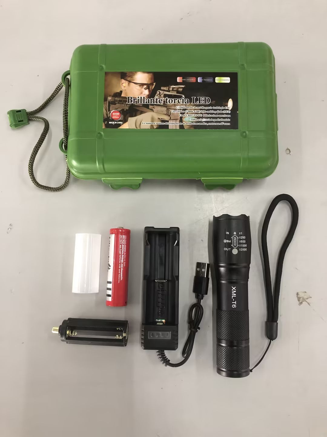 Self-Defense Waterproof Flashlight