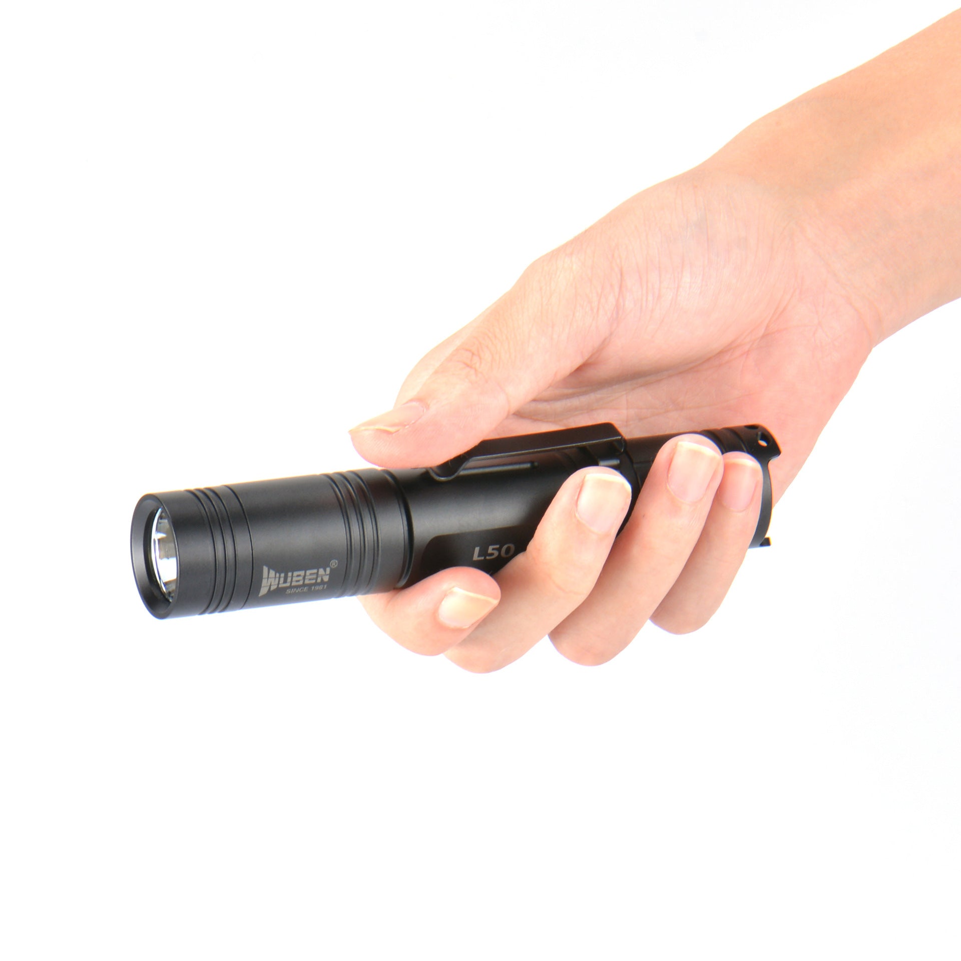 Outdoor Camping USB Rechargeable Glare Flashlight