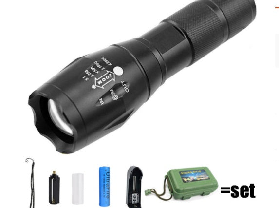 Self-Defense Waterproof Flashlight