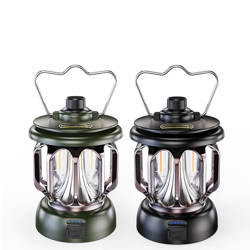 Outdoor Camping Retro Horse Lantern Portable