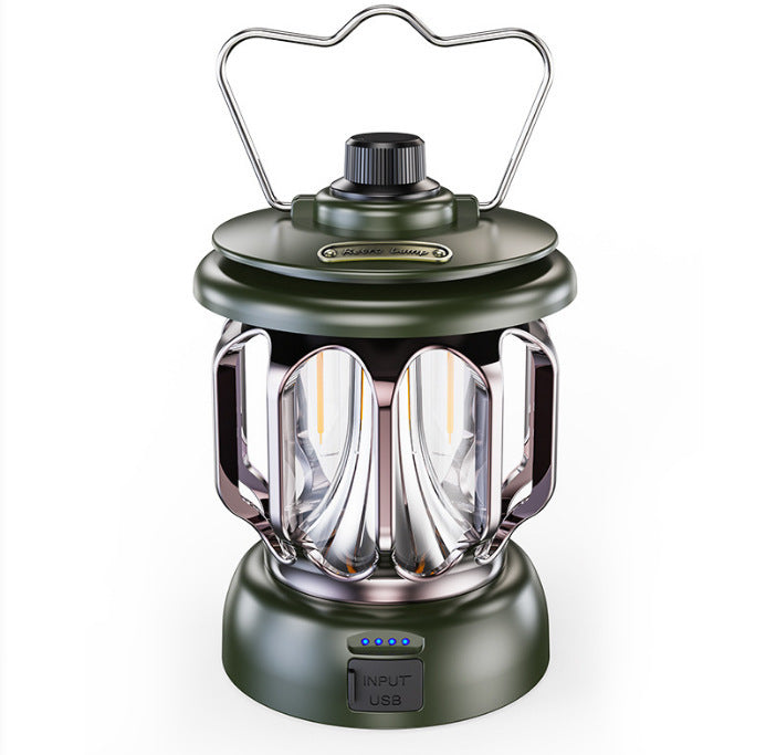 Outdoor Camping Retro Horse Lantern Portable