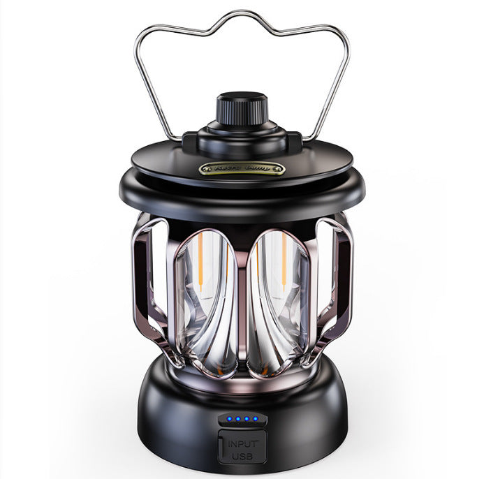 Outdoor Camping Retro Horse Lantern Portable